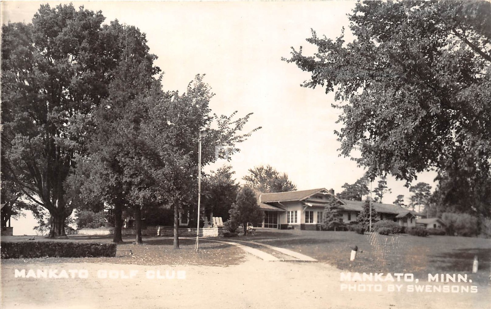 C82/ Mankato Minnesota Mn Real Photo RPPC Postcard c40s Golf Club Building C82/ Mankato Minnesota Mn Real Photo RPPC Postcard c40s Golf Club Building