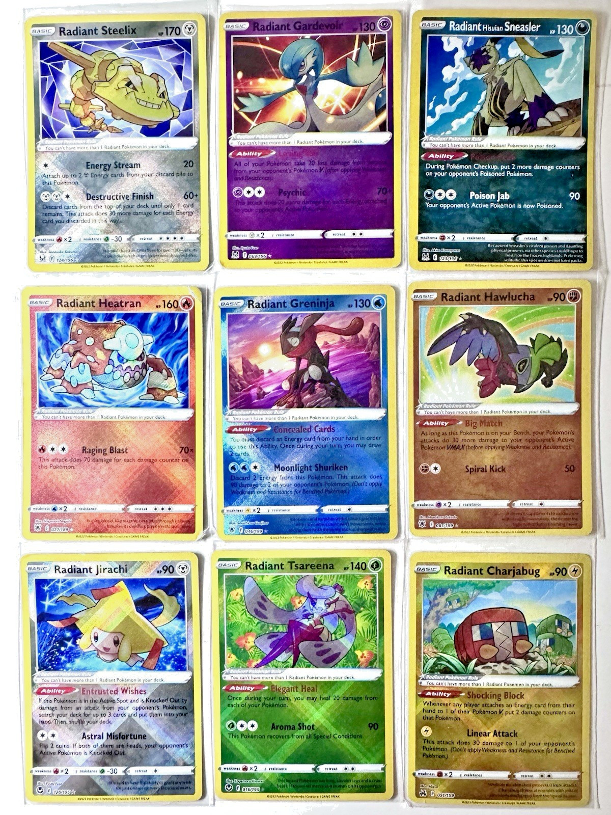 Pokémon Company Radiants- Greninja 130 HP 046/189 WC Decks Radiant Rare Holo