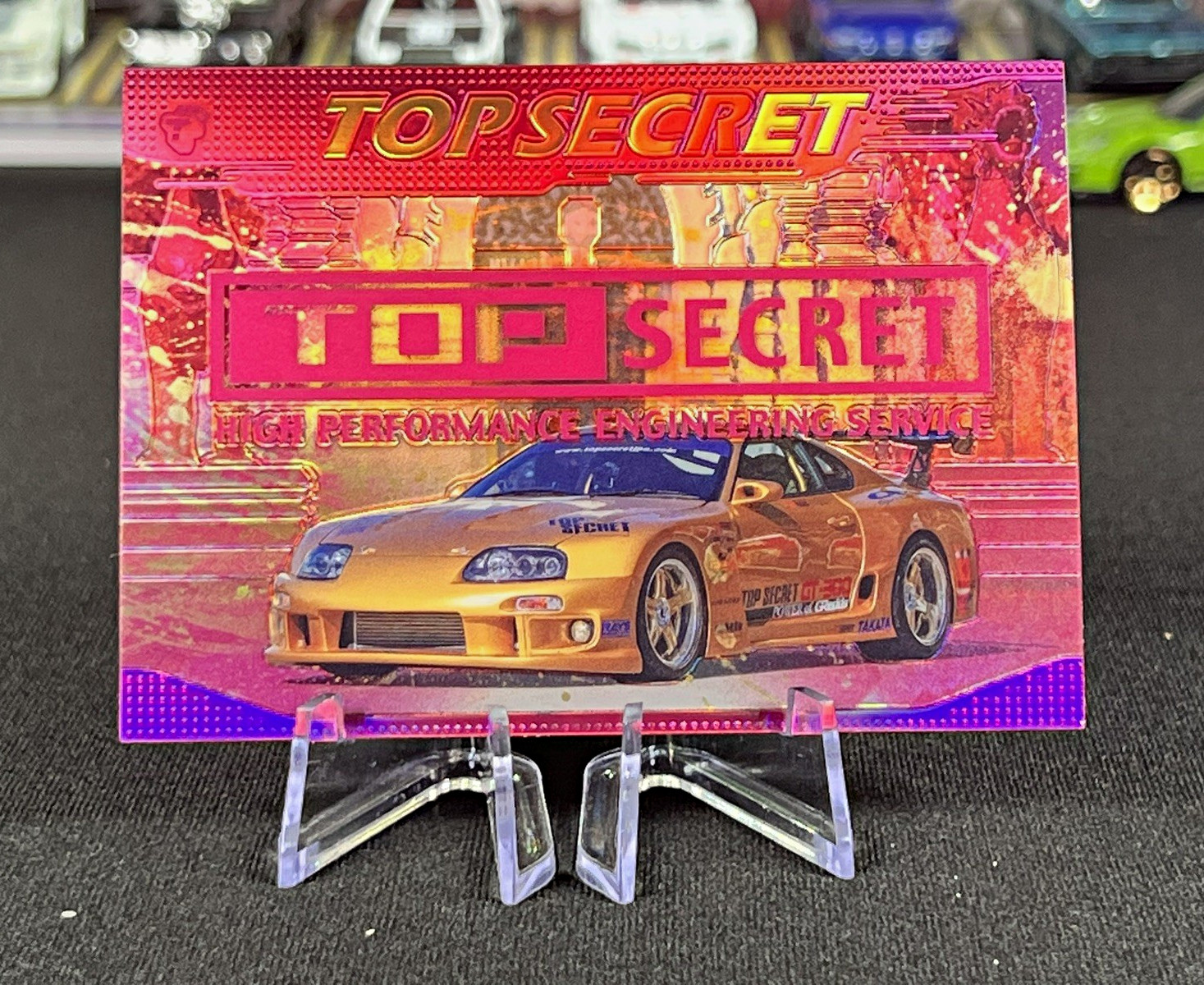 Tarmac Works Top Secret Capsule 01 GT-300 Toyota Supra Shocking Pink /99 #42