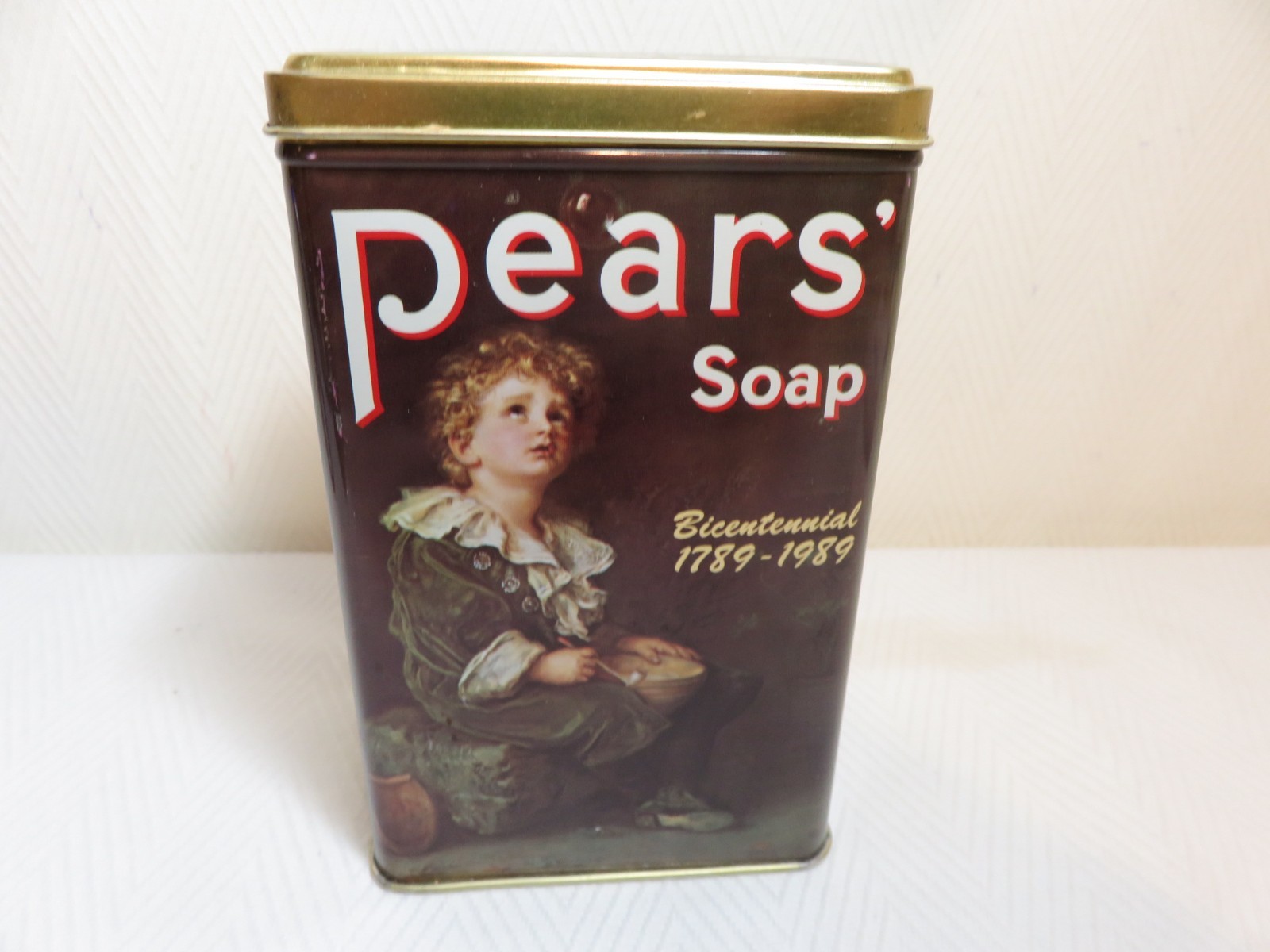 Vintage Pears Soap Savon tin Bicentennial issue 1789 1989