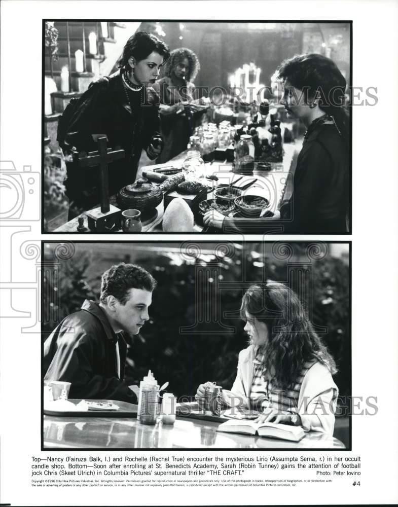 1996 Press Photo Actors in various scenes of movie thriller \ 1996 Press Photo Actors in various scenes of movie thriller \