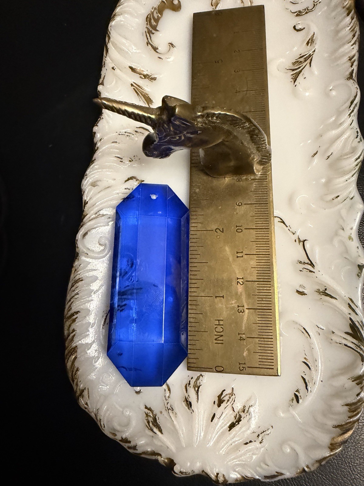 Cobalt Blue K9 Crystal Chandelier Prism 3\