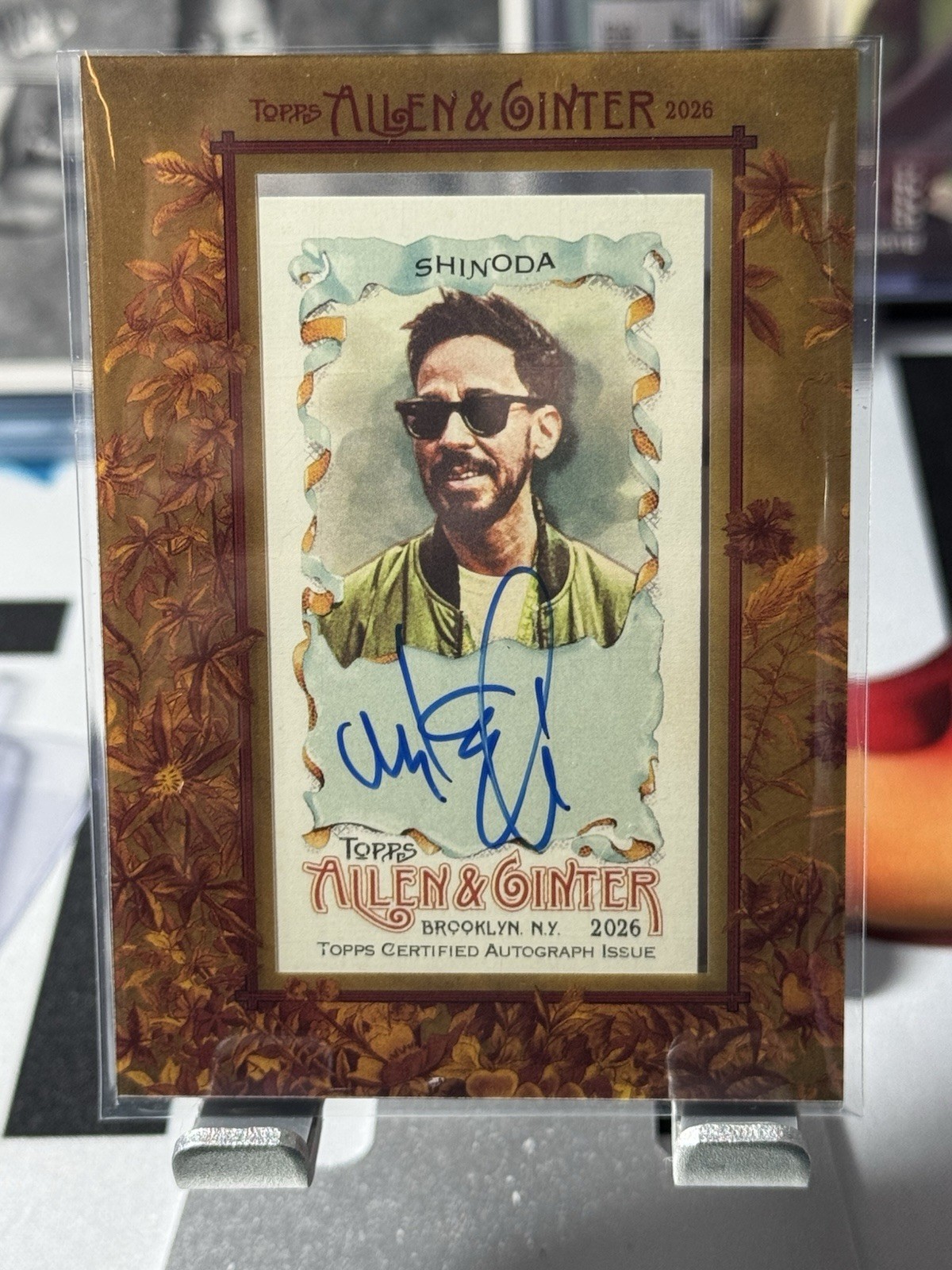 2026 Topps Allen & Ginter Mike Shinoda Autograph Card Auto #MA-MSH Insert 2026 Topps Allen & Ginter Mike Shinoda Autograph Card Auto #MA-MSH Insert