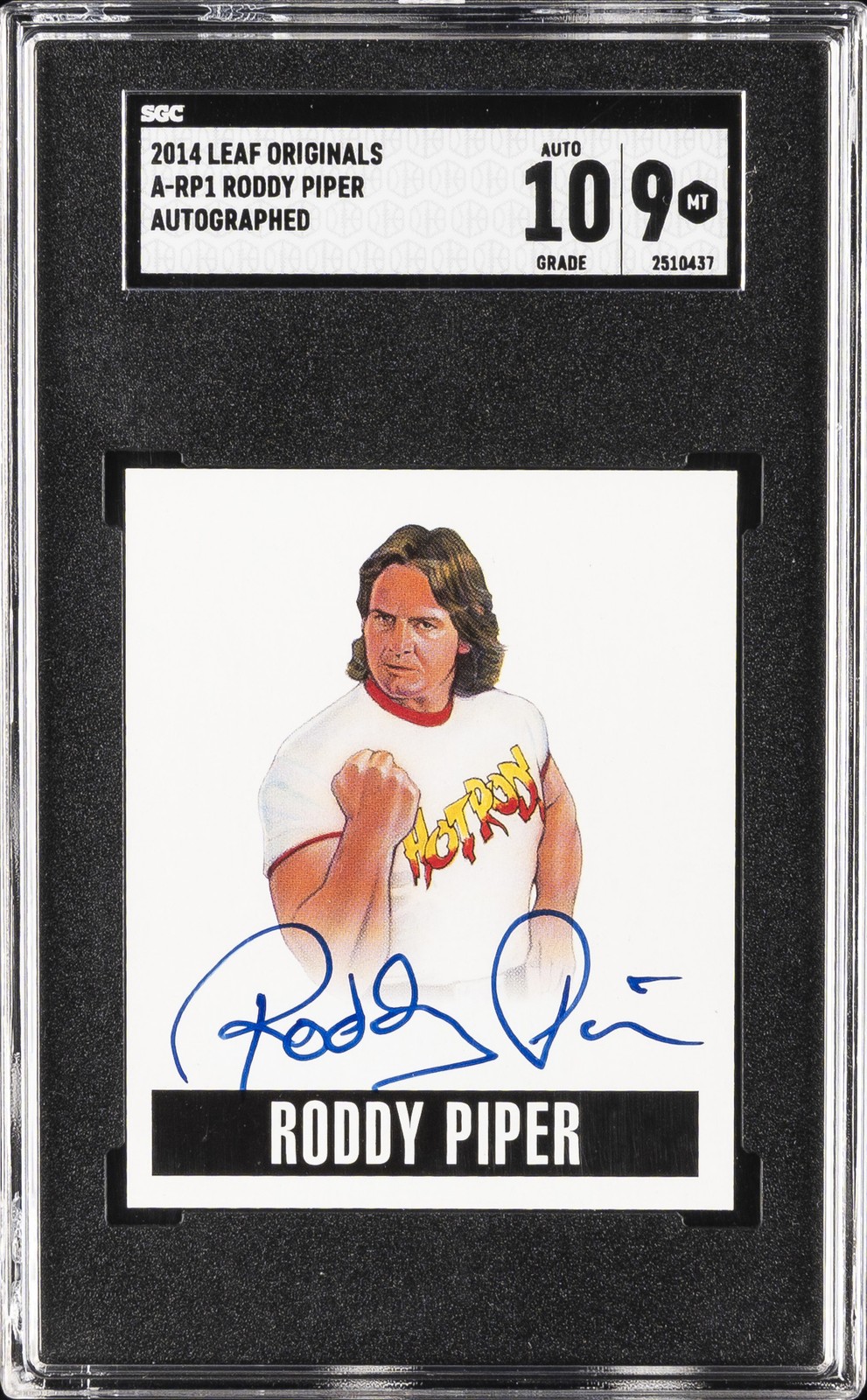 2014 LEAF ORIGINALS AUTOS #A-RP1 RODDY PIPER SGC 9