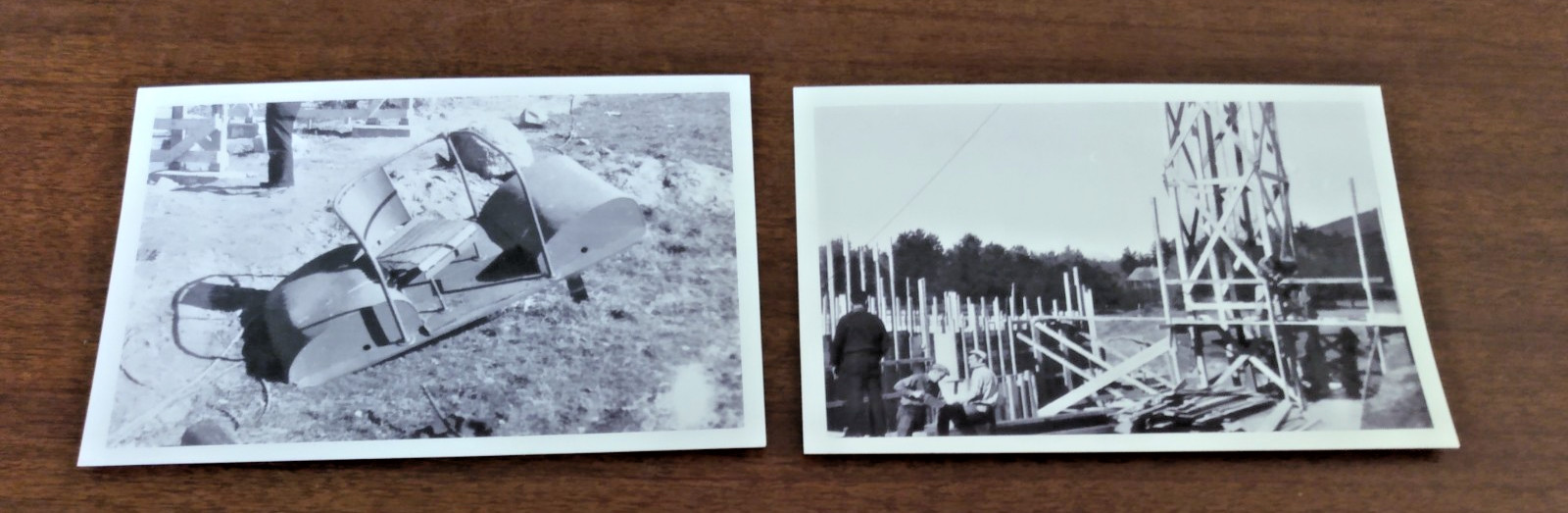 2 - 1930s Mt. Cranmore Snowmobile Being Built North Conway, New Hampshire Photos