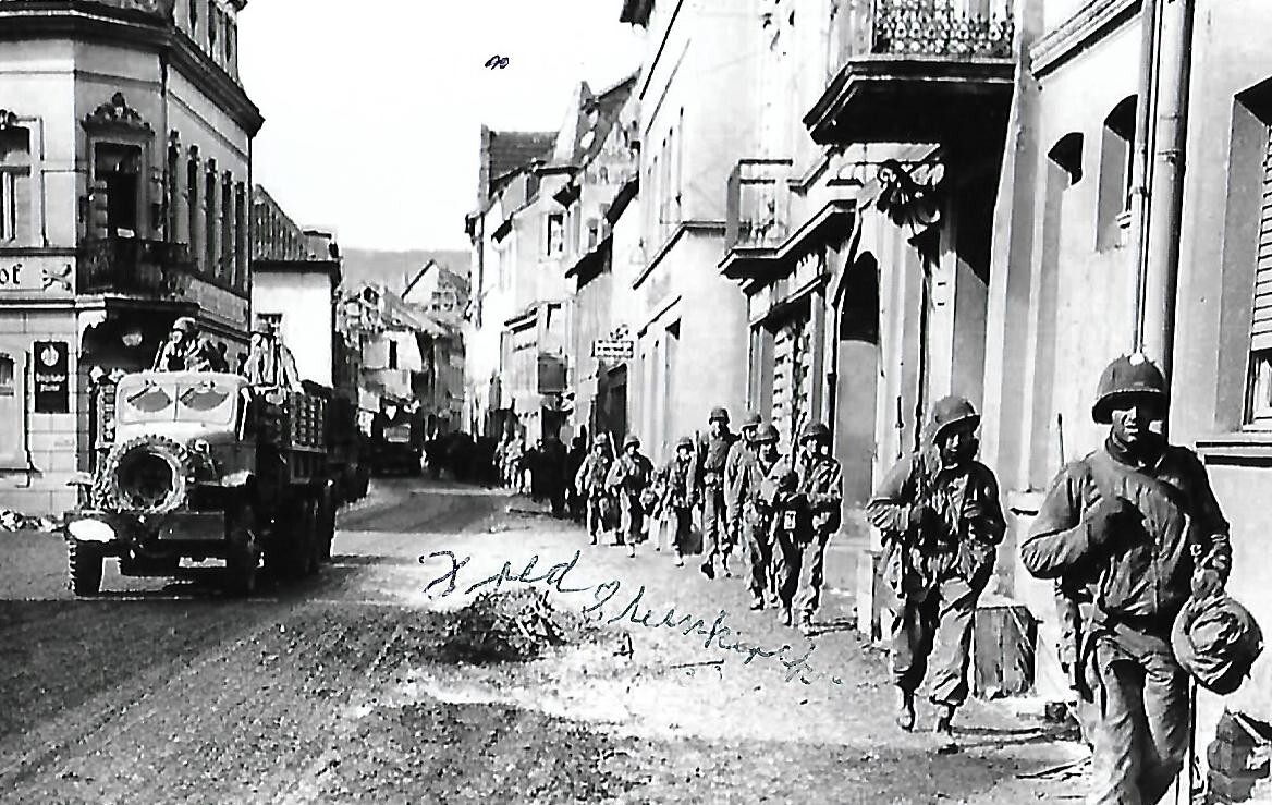 Fred Steinkirchner auto/signed 4x6 photo WW II European Theater COA LOOK