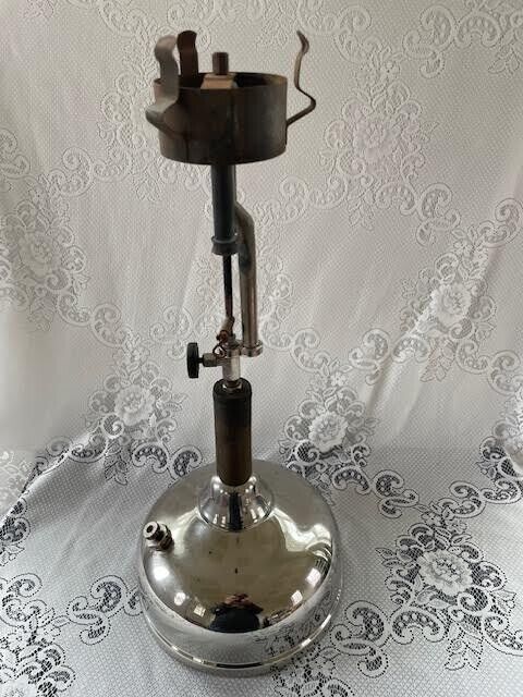 Vintage Coleman Quick-Lite Table Lamp w/ Shade Holder