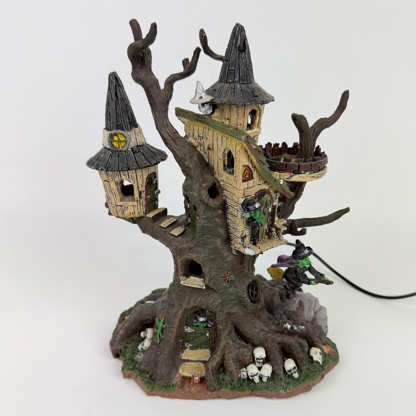 LEMAX 2006 Spooky Town Halloween Table Accent WITCHES PERCH #64426 READ