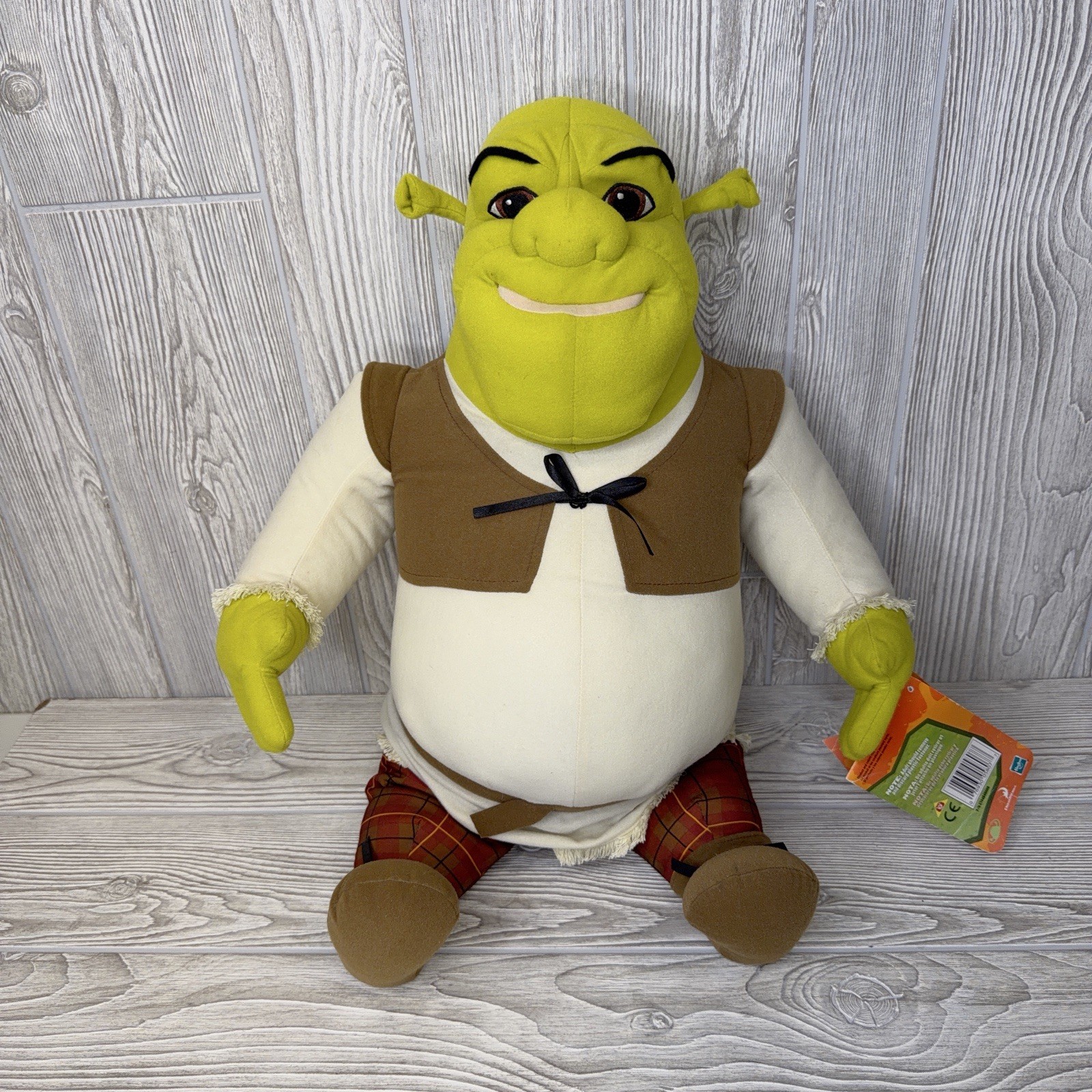 Hasbro DreamWorks Shrek 2 Jumbo Shrek Plush Stuffed Animal w/ Tags 2004 RARE