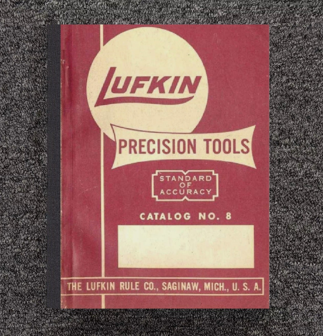 Catalog Fits Lufkin Precision Tools Catalog No 8