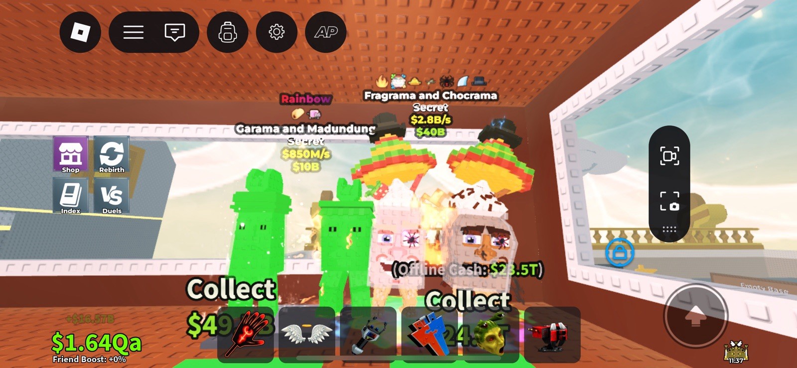 Roblox Rainbow Secret Game Item Garama Madundund Fragrama Chocrama bundle  