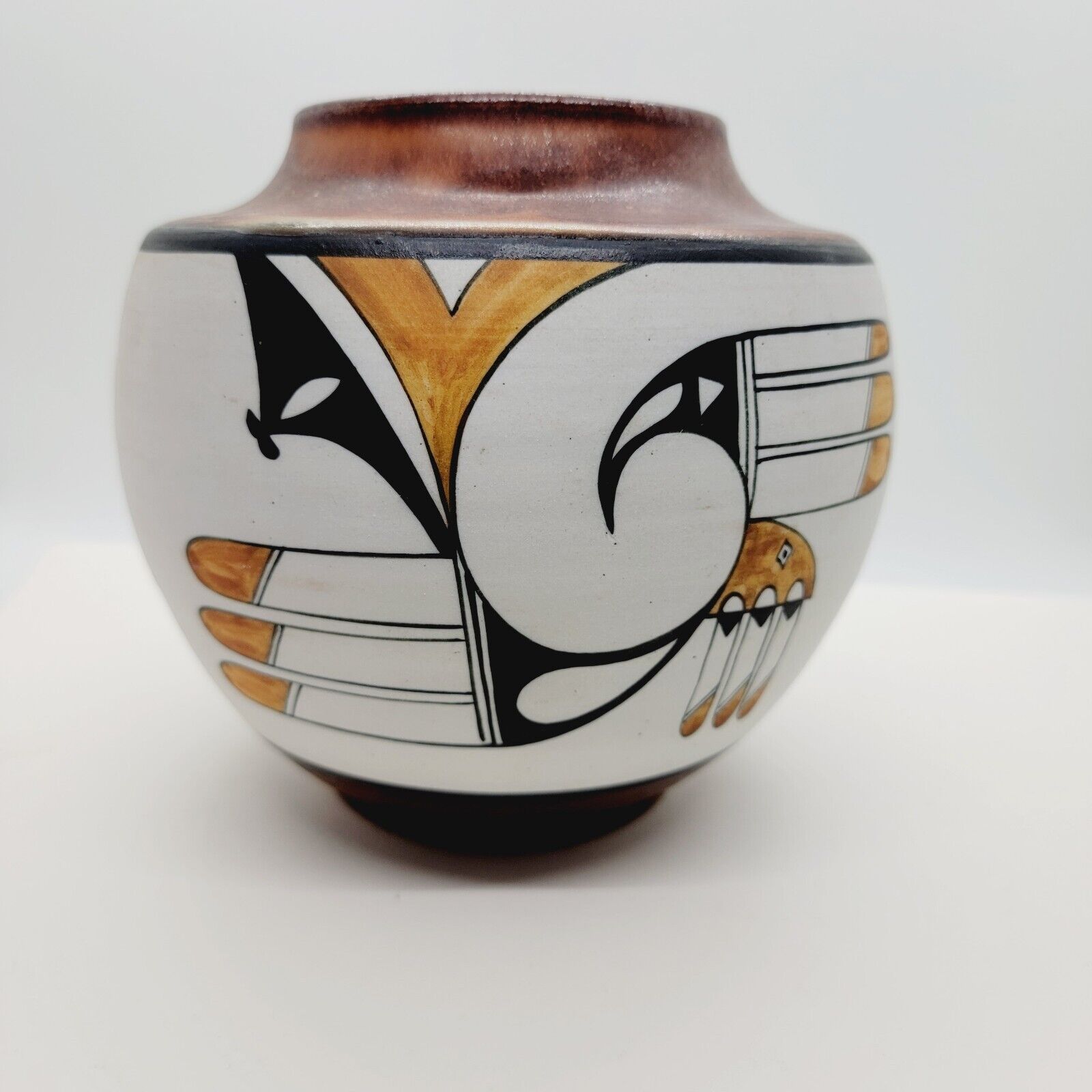 Vintage Tina Richardson Southwest Pueblo Indian Style Art Pottery Vase