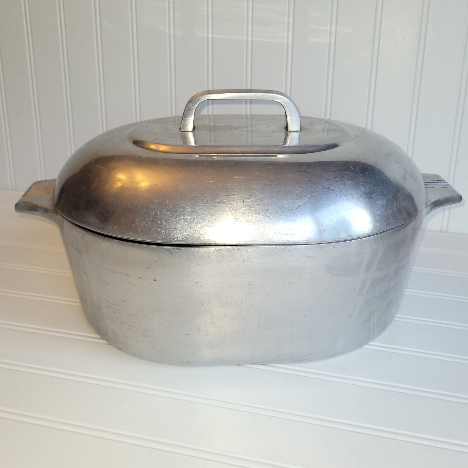 Wagner Ware Sidney -0- Magnalite 8 QT Roaster Oval Aluminum with Lid GUC