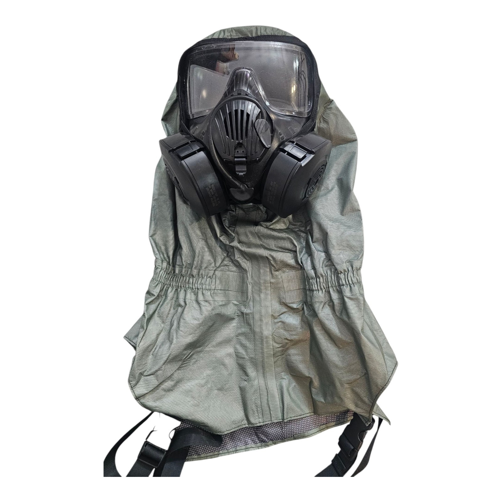 AVON M50/M51 SM/MD gas mask hood/ protective hood assembly. New NIP AVON M50/M51 SM/MD gas mask hood/ protective hood assembly. New NIP