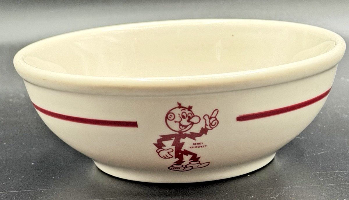 Rare Vintage 1967 REDDY KILOWATT Syracuse China  5 5/8\