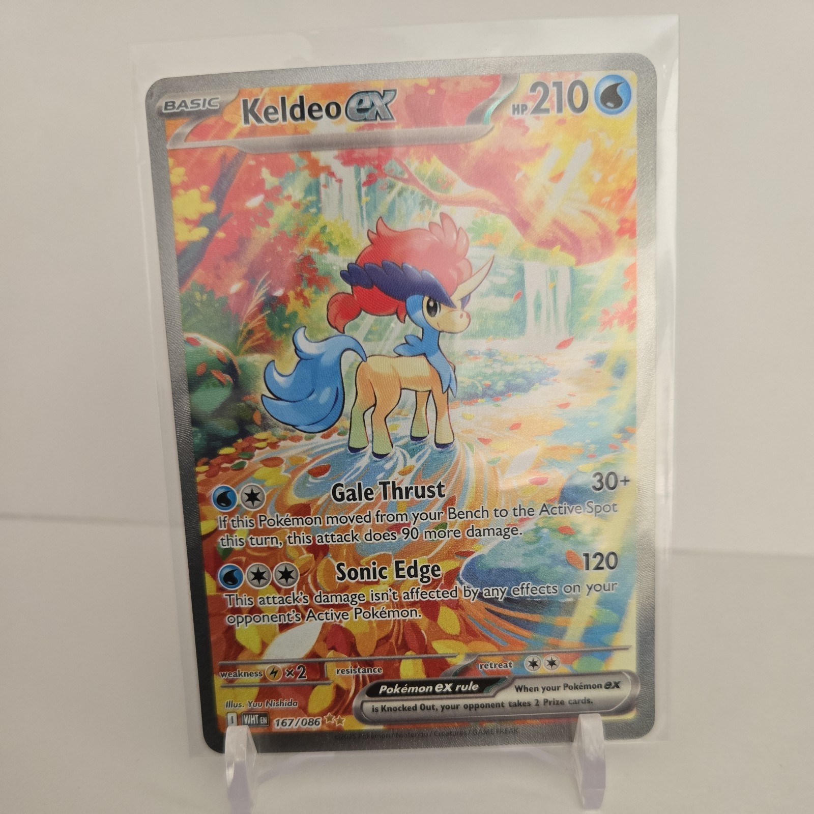 Pokemon TCG - Keldeo ex - 167/086 - SIR - SV: White Flare
