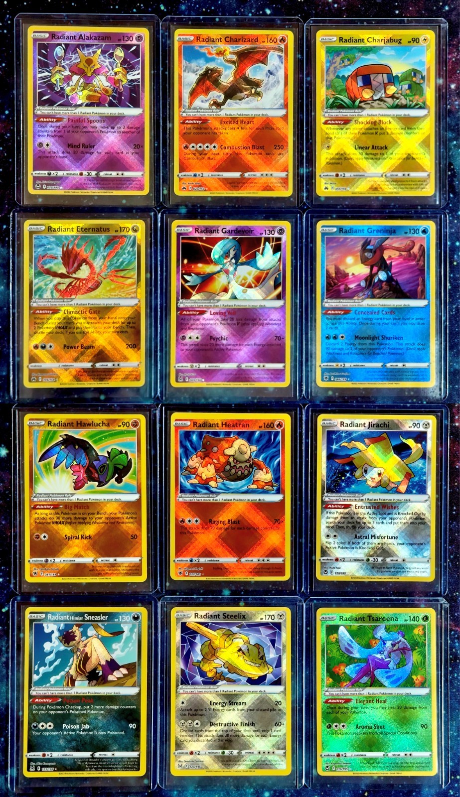 Pokemon RADIANT Collection [CrownZen/AstralRad/SilverTemp/LostOrig] Complete Set