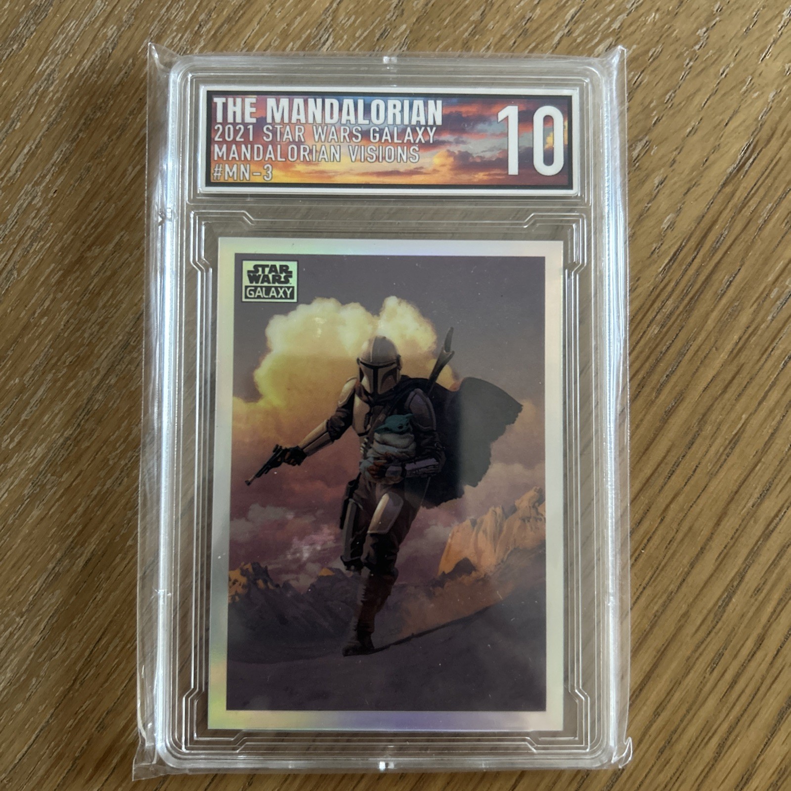 2021 Star Wars Galaxy Visions Of The Mandalore | Mandalorian & Grogu EGC 10