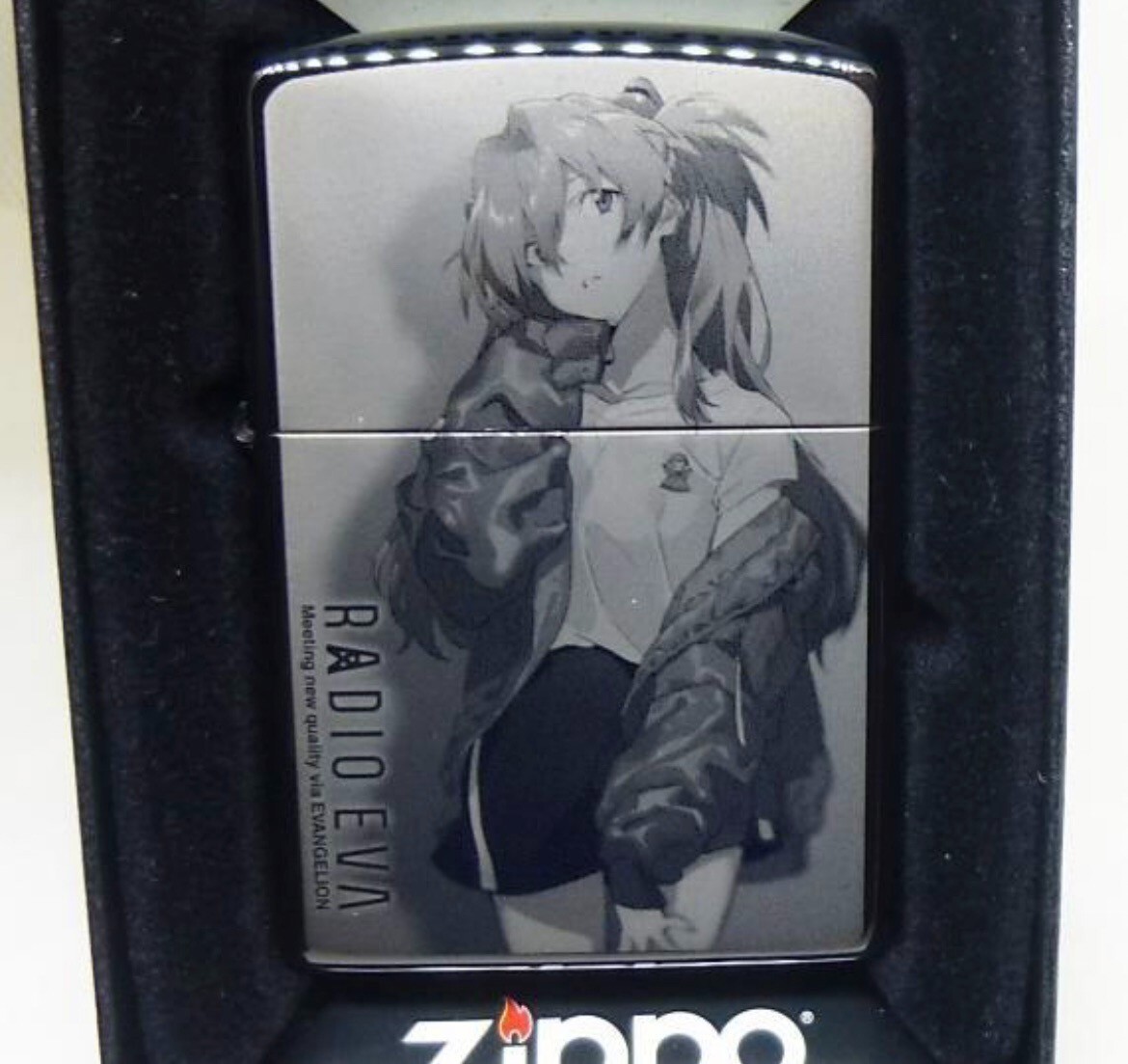 Zippo Evangelion Radio Eva Asuka 10th Anniversary Limited Number Etching New JP Zippo Evangelion Radio Eva Asuka 10th Anniversary Limited Number Etching New JP