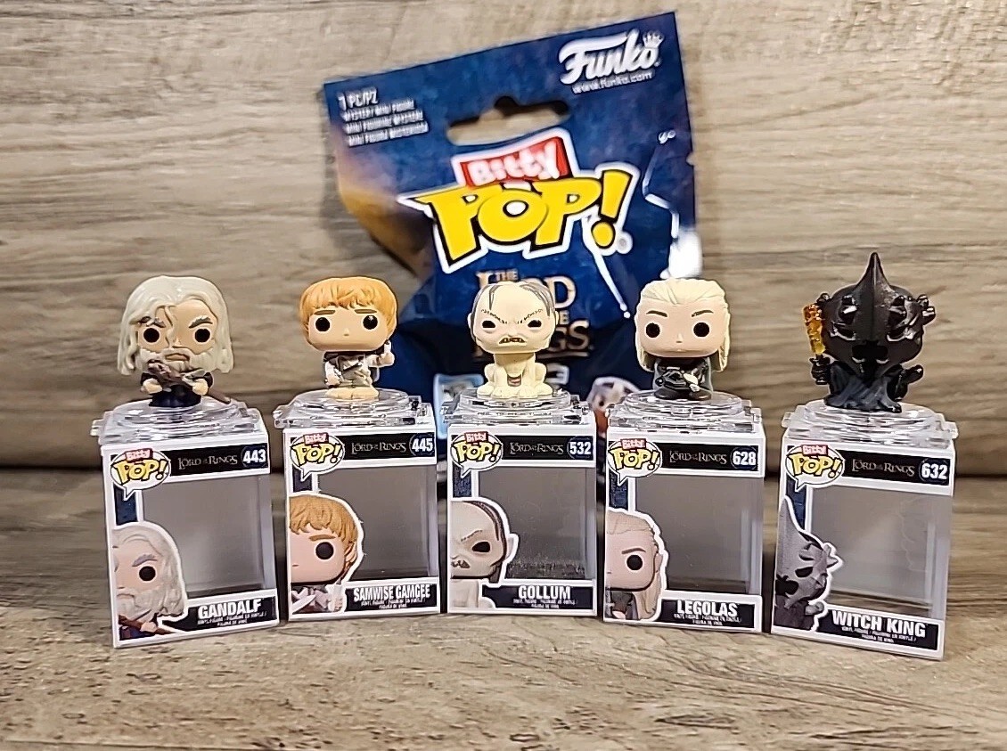 Funko Bitty Pop Lord of the Rings Lot Of 6 - 5 Are Opened 1 is New Unopened