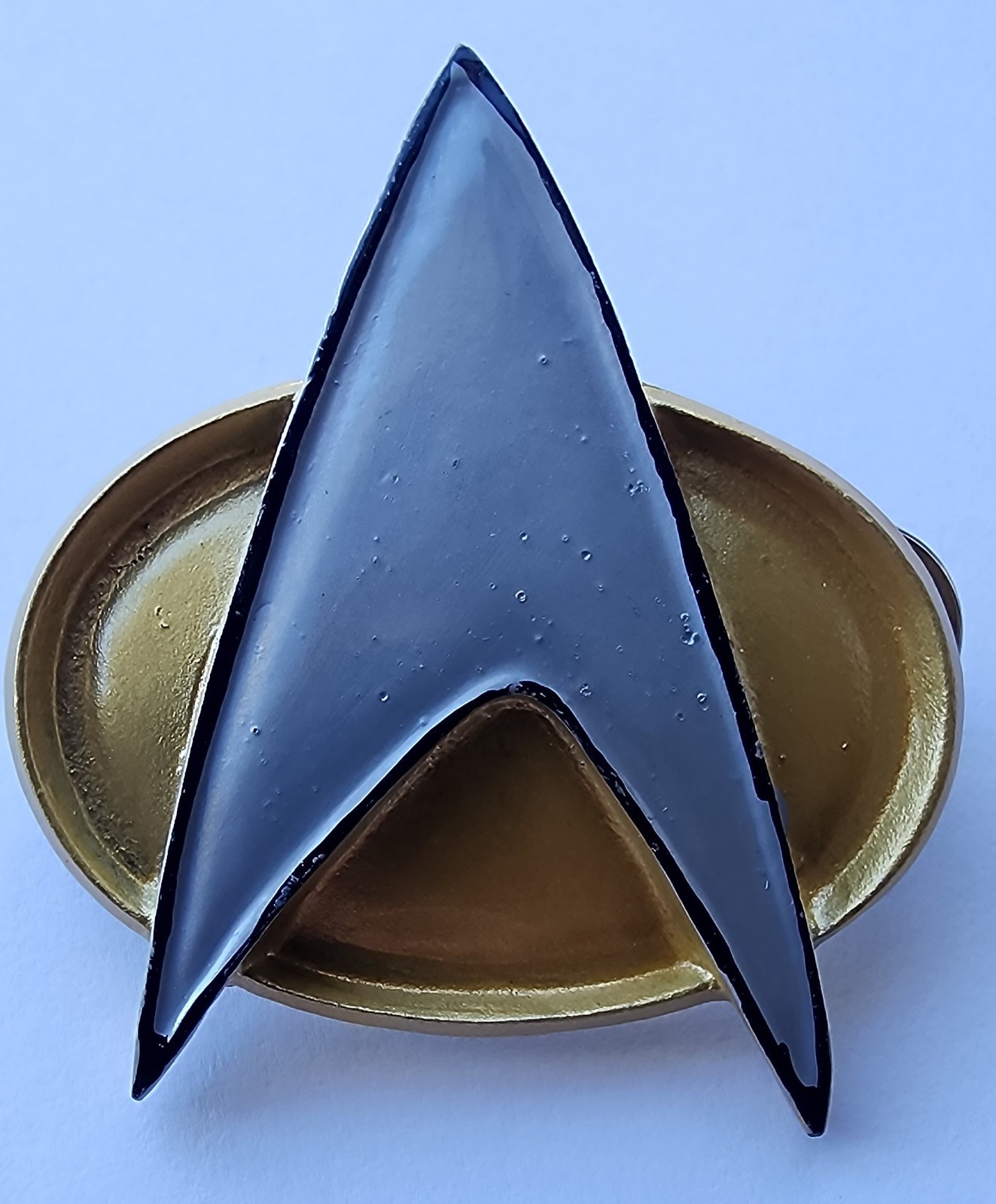 Vintage 1987 Star Trek TNG Starfleet Communicator Badge Insignia Pin PPC 2\