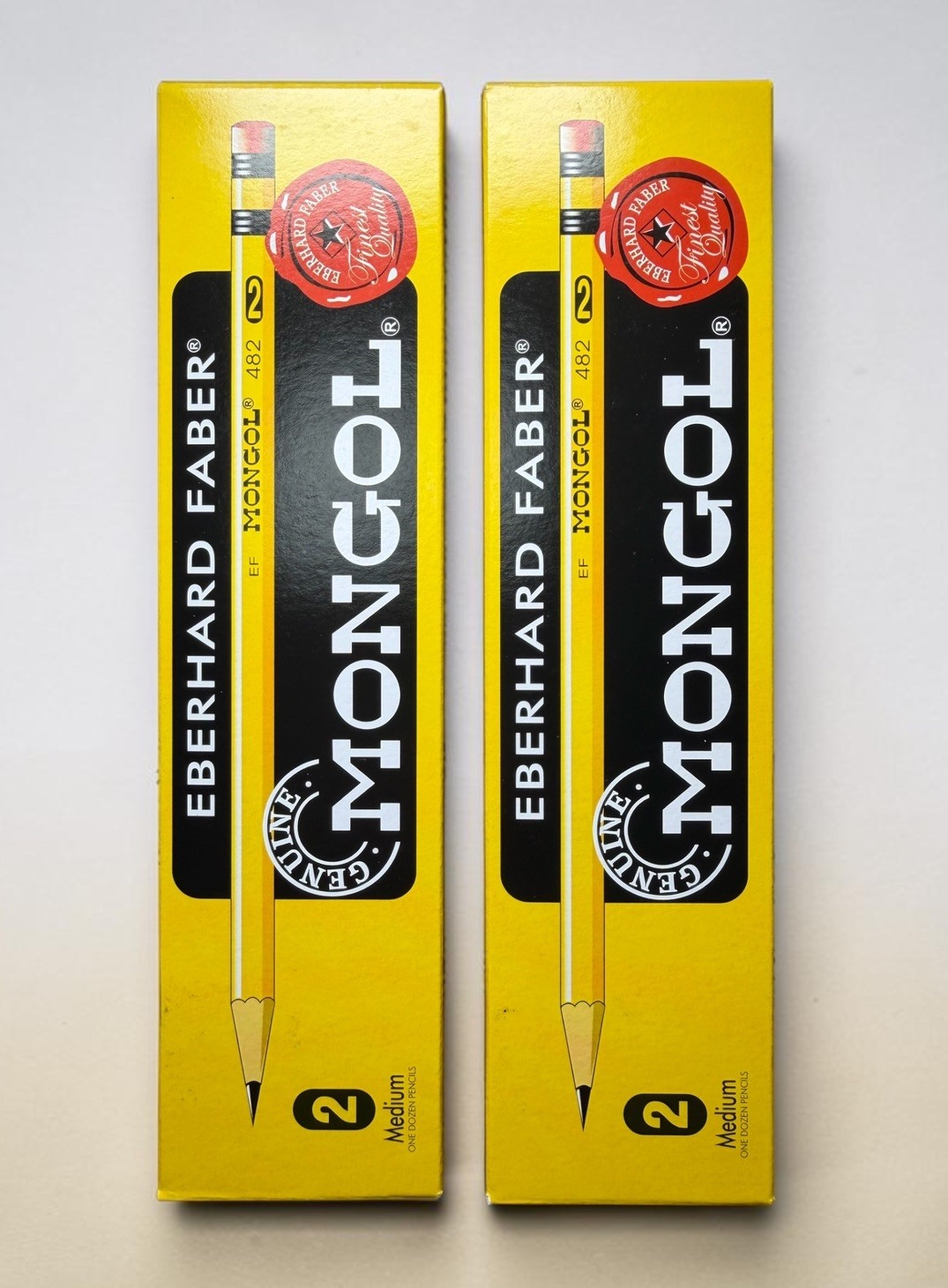 Mongol No. 2 Pencils Eberhard Faber Yellow Pencil Lot 24 2 Boxes New Philippines
