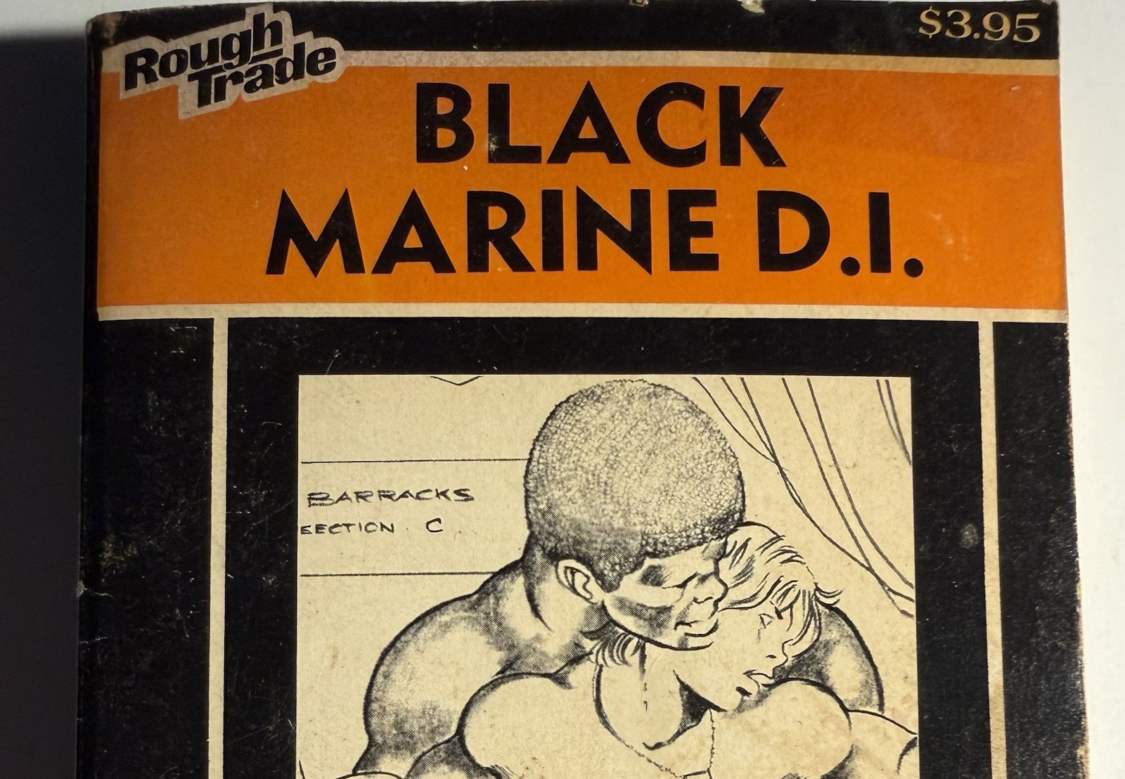 BLOCK MARINE -1984 NO AUTHOR ROUGH TRADE ILLUSTRATED VTG PULP NOVEL GAY INTEREST