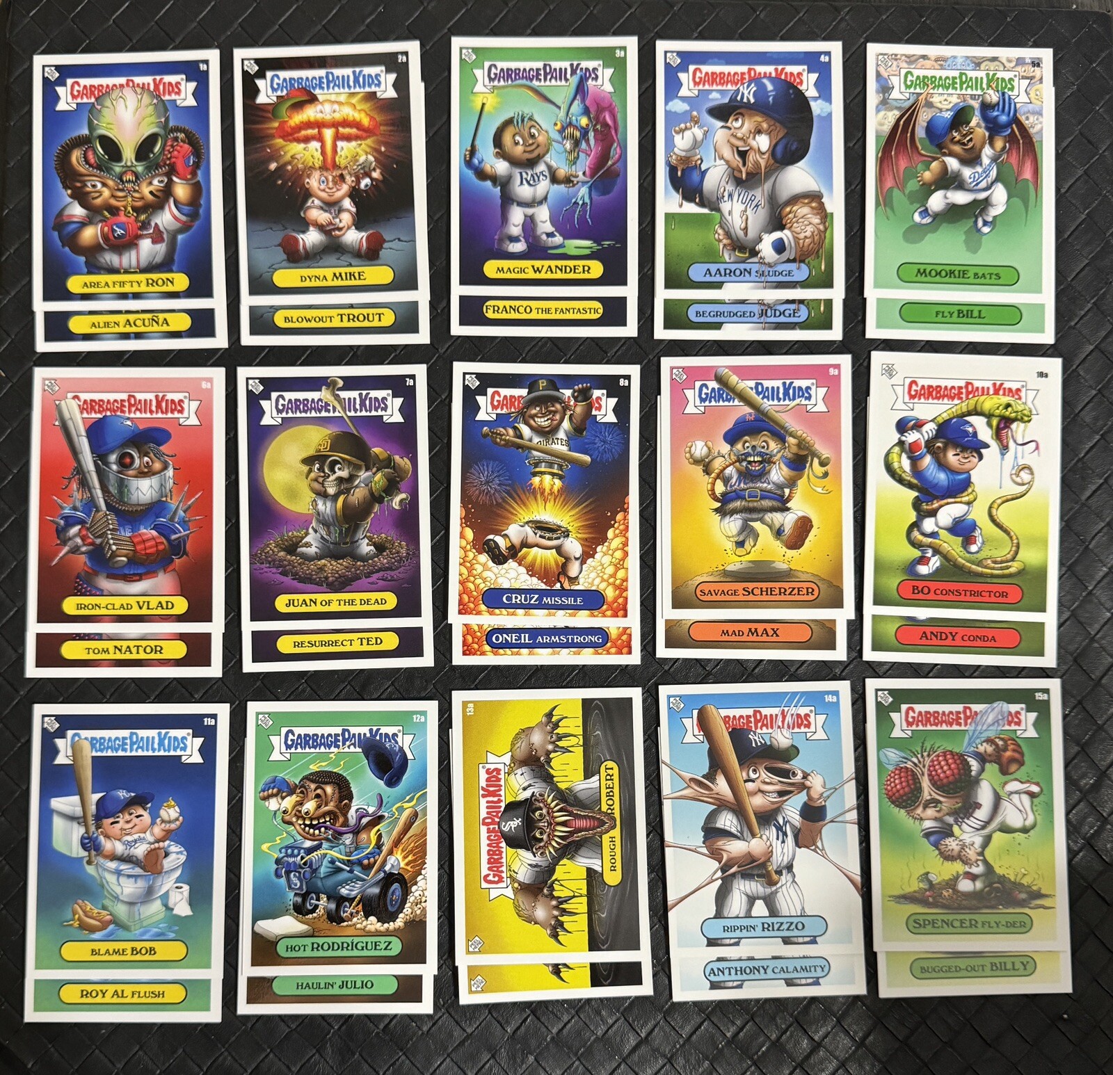 2022 Topps Alex Pardee Garbage Pail Kids GPK X MLB 30-card Base Set 2022 Topps Alex Pardee Garbage Pail Kids GPK X MLB 30-card Base Set