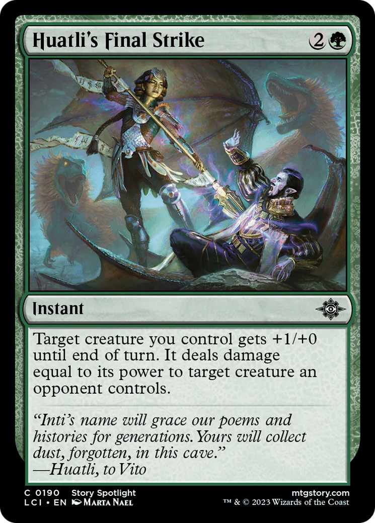 Huatli\'s Final Strike [The Lost Caverns of Ixalan] Magic MTG