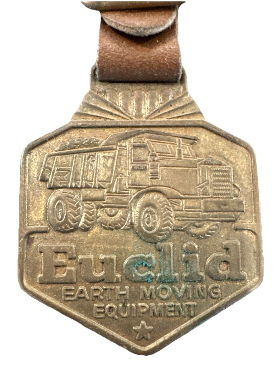 Vintage EUCLID Heavy Earth Moving Equipment Advertising Watch FOB & Strap