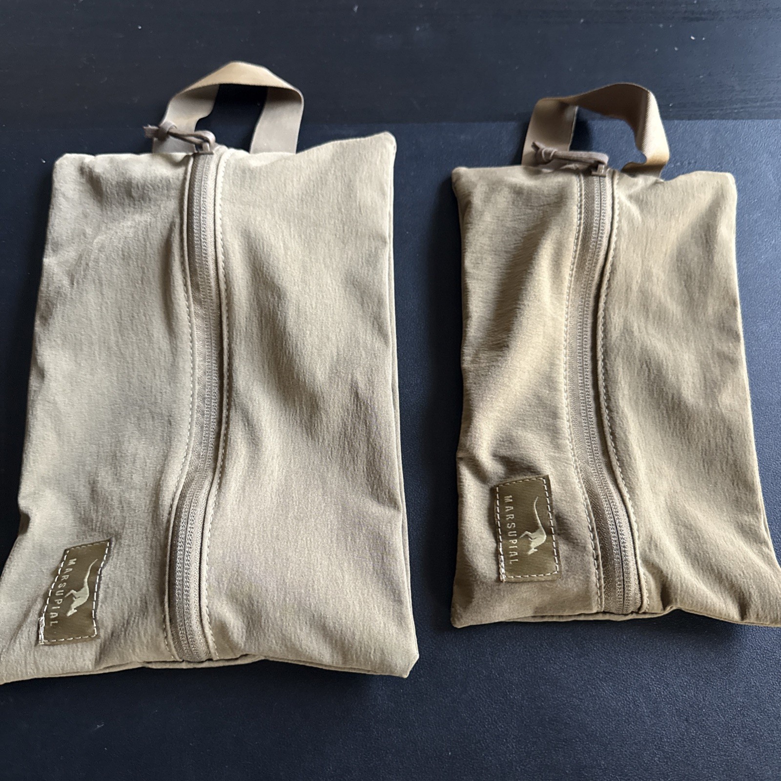 Marsupial Gear Zipperoo Stretch Pouches - Coyote Tan Medium & Large