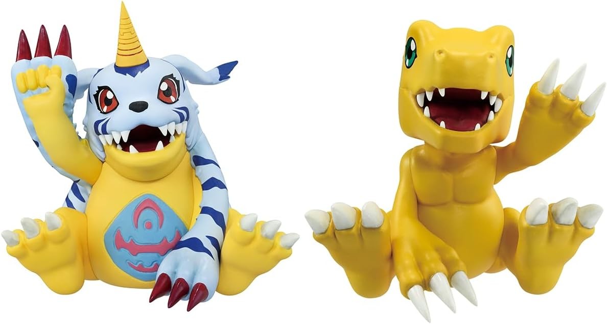 Bandai Ichibansho Digimon Agumon & Gabumon Clash of Light and Darkness Figure