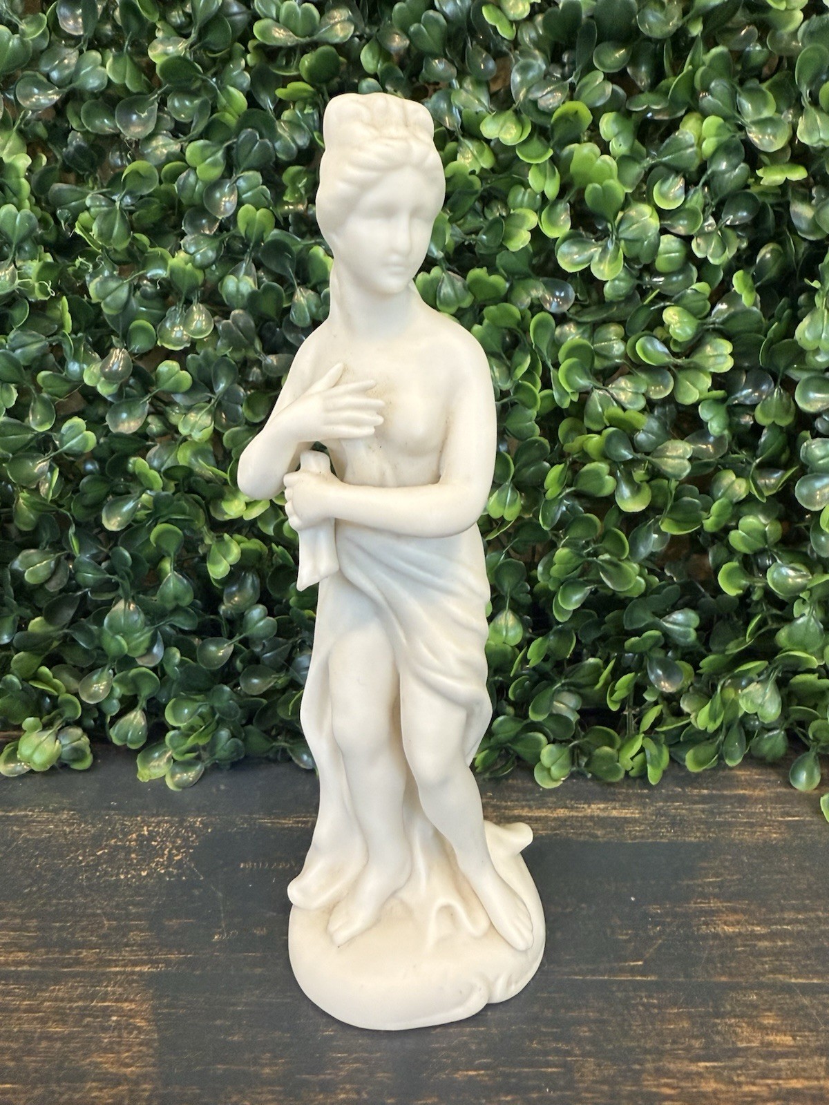 Vintage Bathing Venus Aphrodite Sculpture Roman Goddess Statue Italian Art 7”