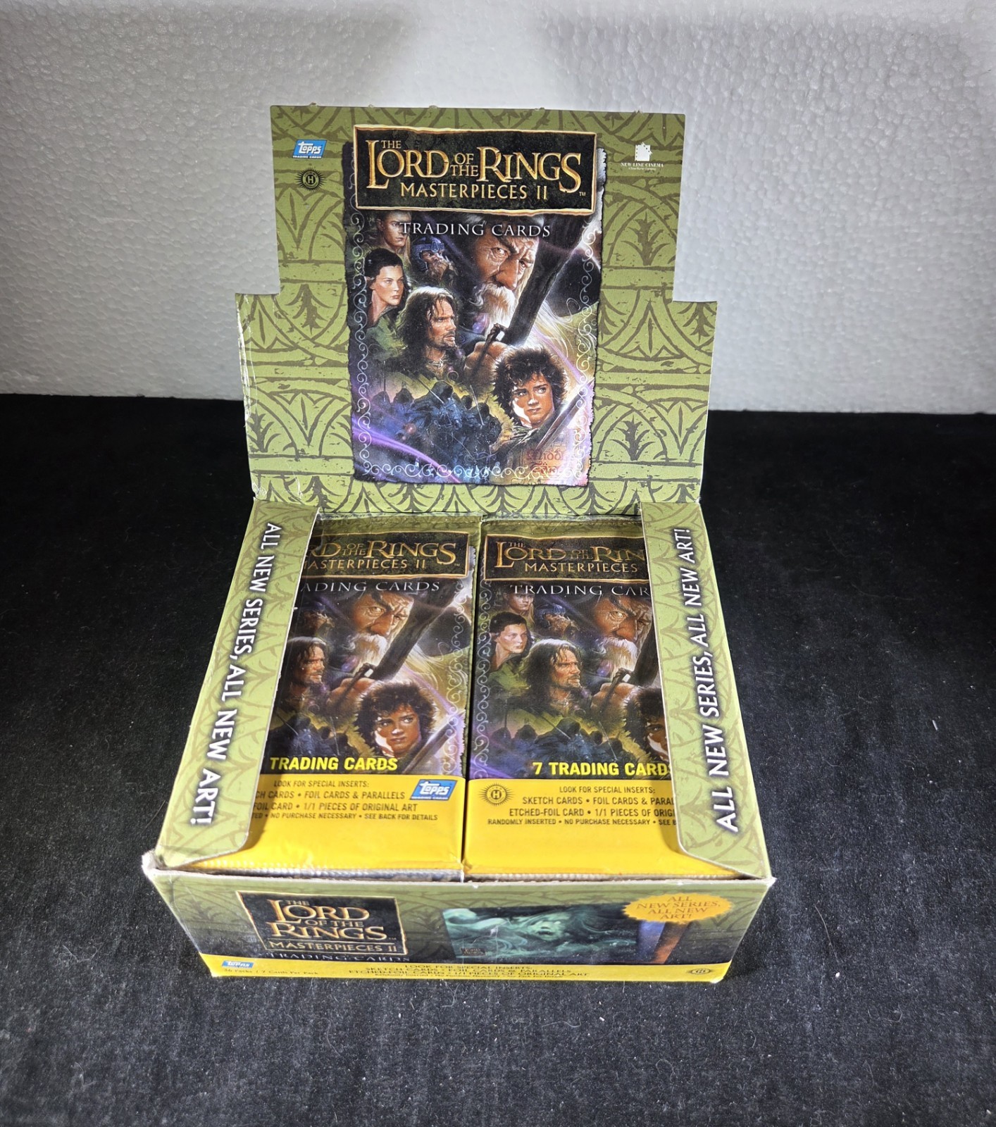 2006 Topps The Lord of the Rings Masterpieces II - Open box of 36 Sealed Packs