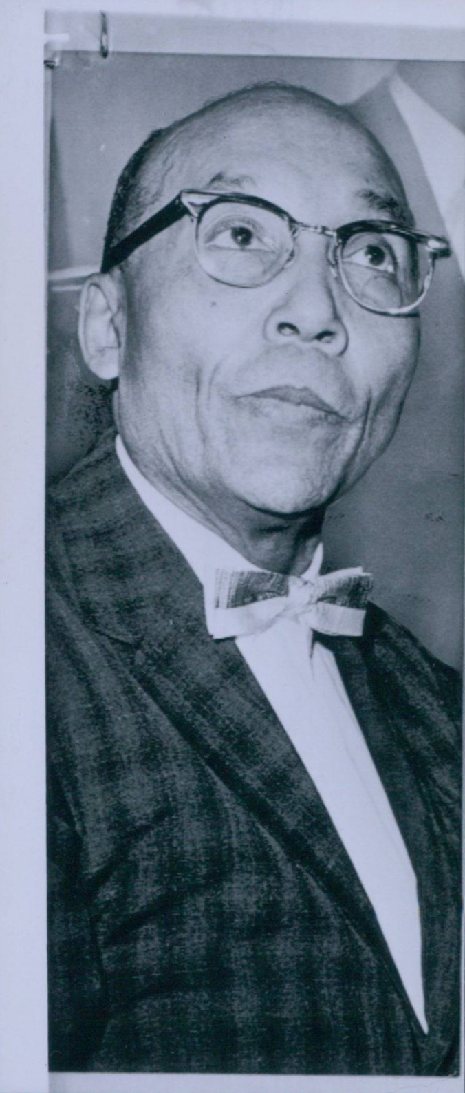 1961 Press Photo Black Muslim Leader Elijah Muhammad Speaks at Los Angeles