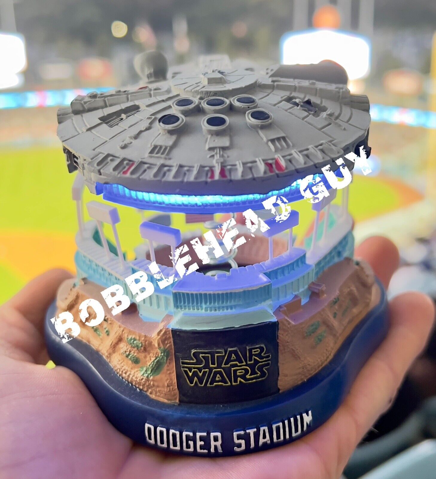 Dodgers Millennial Falcon Bobblehead Star Wars Night 2024