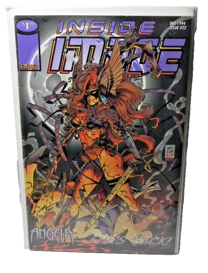 Inside Image #22 1994 Image Comic Magazine 9 Gregg Capullo Angela Spawn Cover