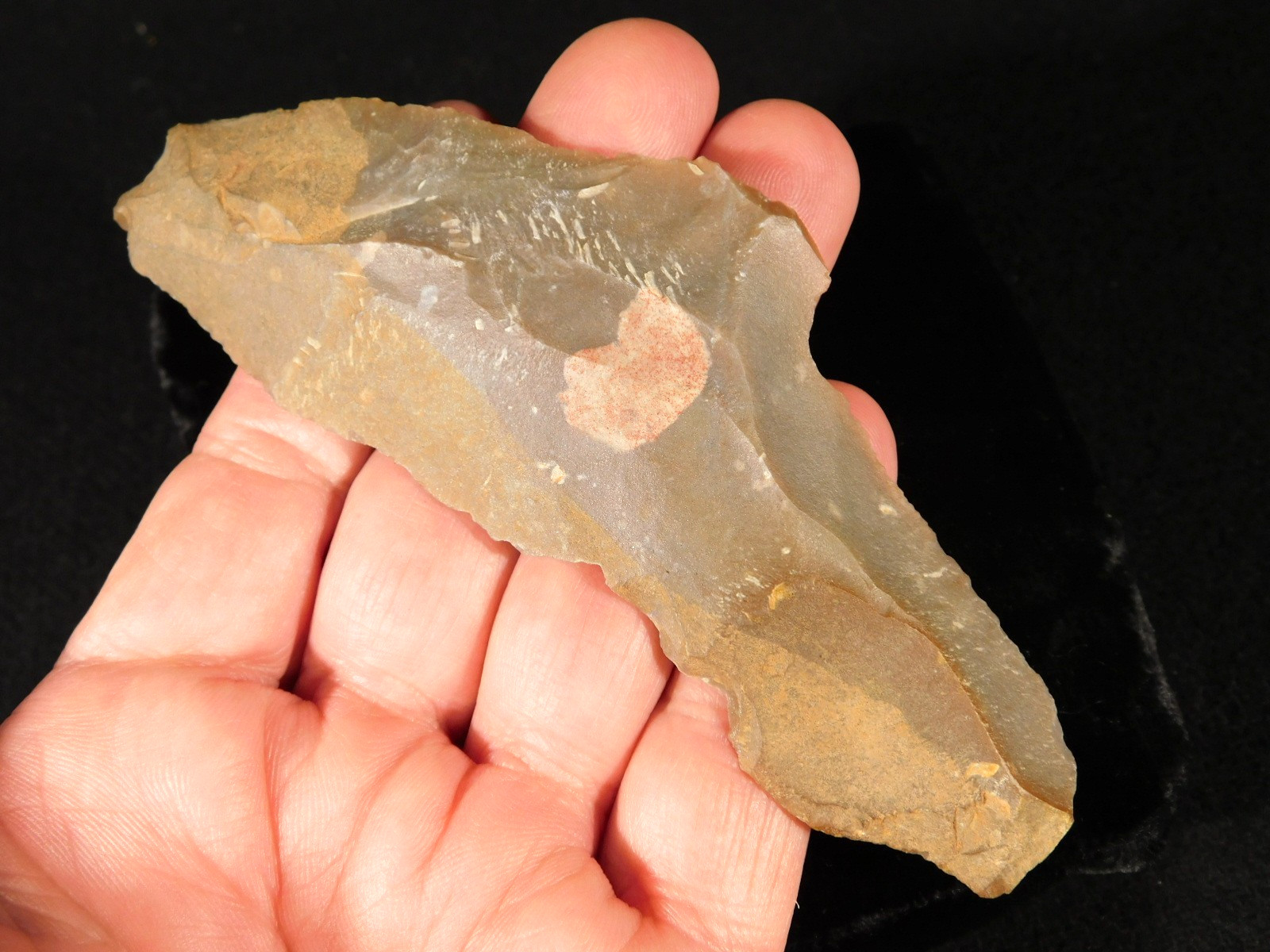 Big RARE Four Thousand Year Old Tenerian Uniface Stone ARTIFACT Mali 3.77