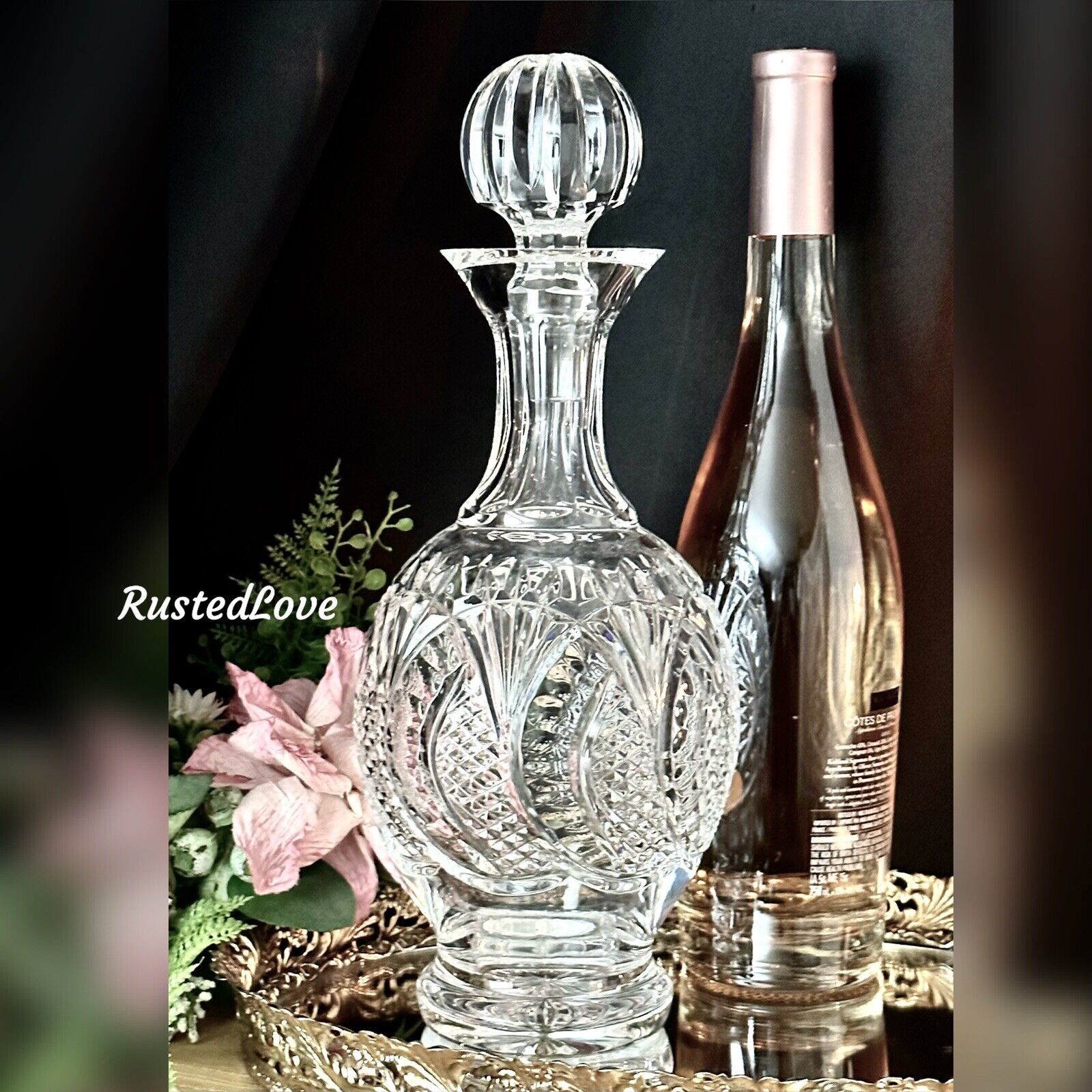 Waterford Crystal Decanter Seahorse Wine Decanter 13\