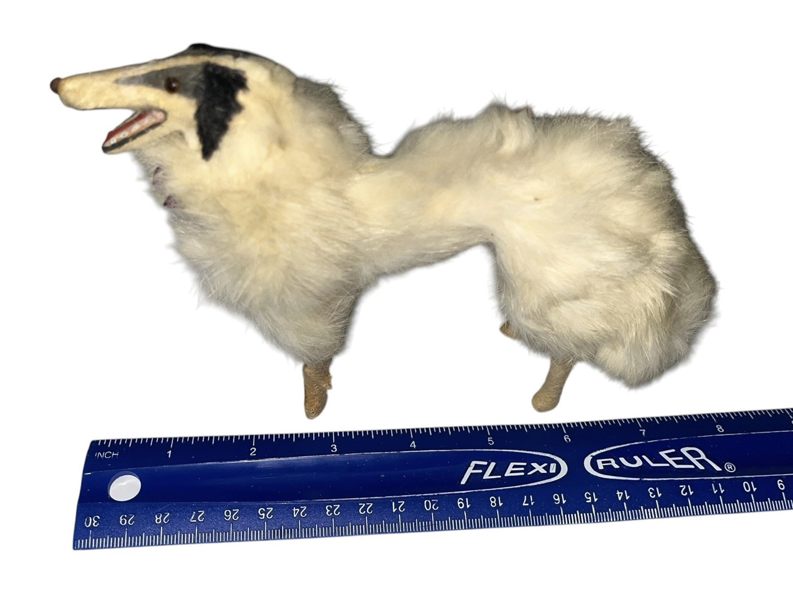 Antique Russian Wolfhound BORZOI Fur Dog Germany Bru Kestner French Fashion Doll