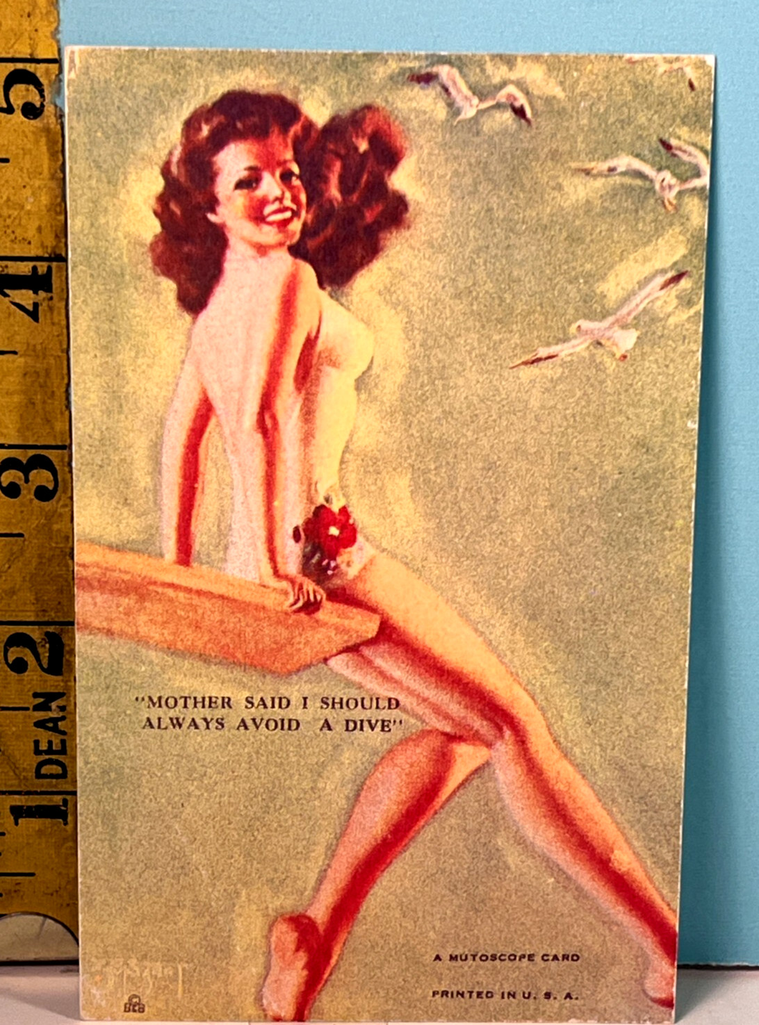 1940\'s ZOE MOZERT Pinup Postcard \