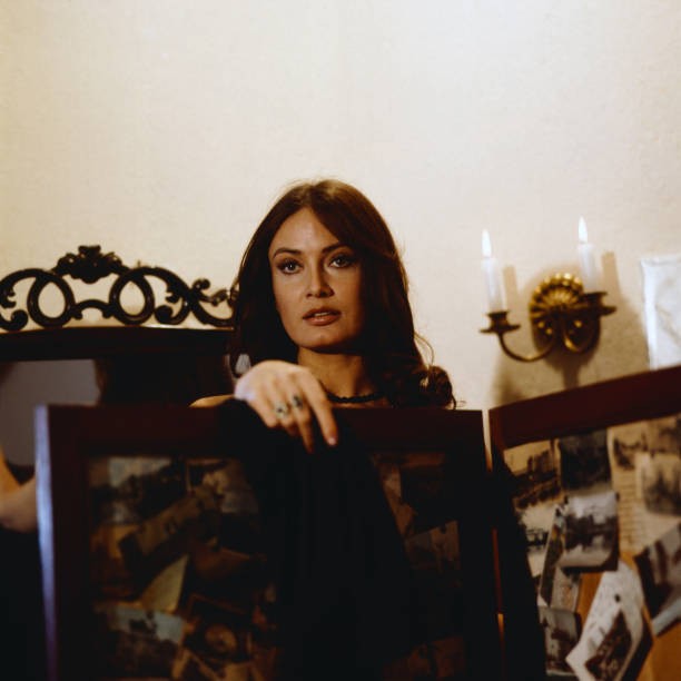 Marisa Mell Austrian actress portrait private photo circa 1975 Old Photo 3