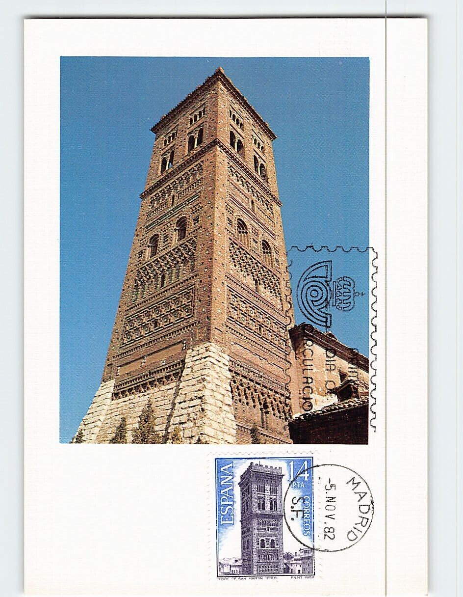 Postcard Torre de San Martín Spain