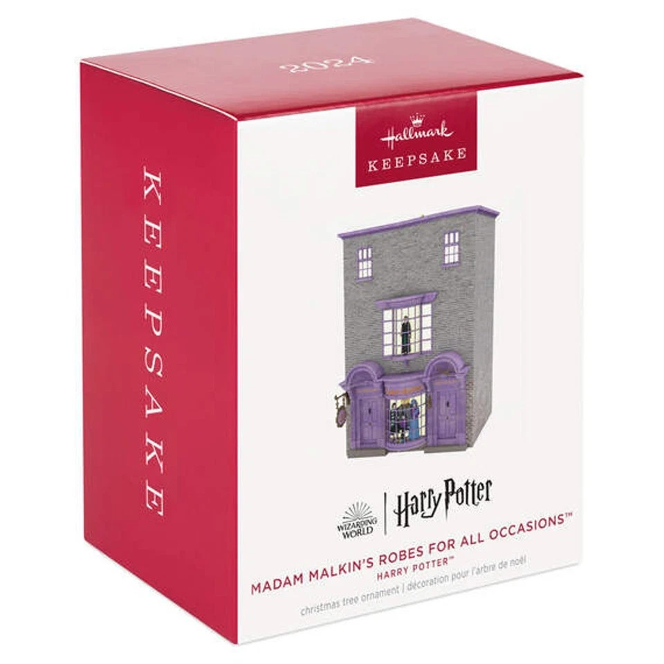 2024 Hallmark Ornament MADAM MALKIN\'S ROBES FOR ALL OCCASIONS HARRY POTTER