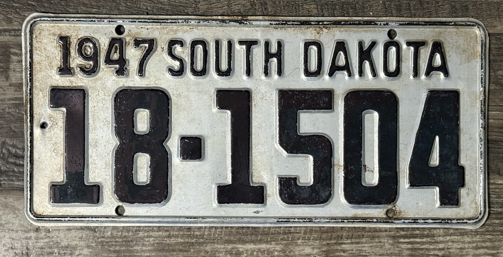 1947 South Dakota-license plate WW2 Era Aluminum -Davison County 🔥 1947 South Dakota-license plate WW2 Era Aluminum -Davison County 🔥