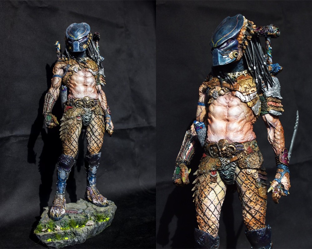 Predator 1/6 Scale Finished Painted Resin Model GK Statue 38cm New In Stock