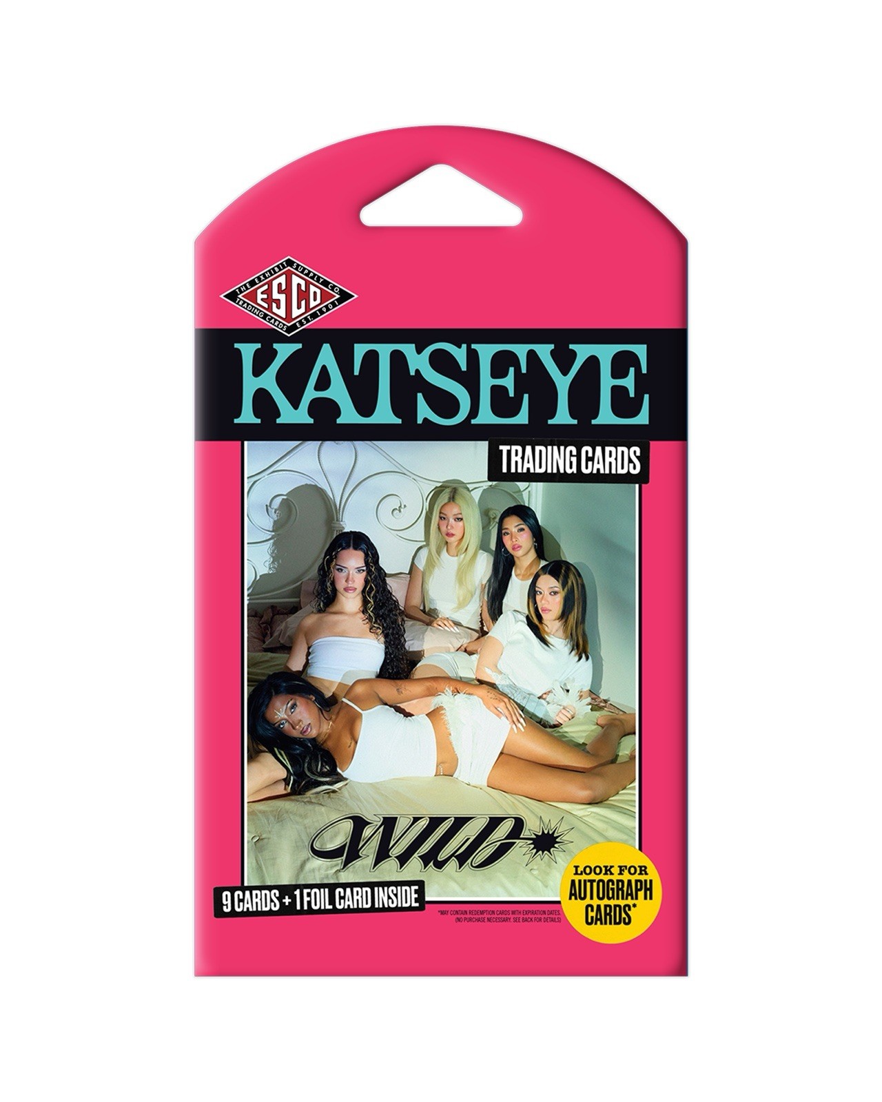 2026 ESCO x KATSEYE “WILD” Trading Card Pack -Look for Autographs