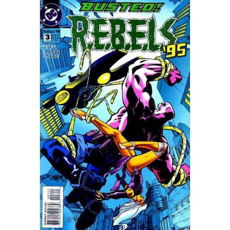 R.E.B.E.L.S. #3 1994 series DC comics NM Full description below [f;