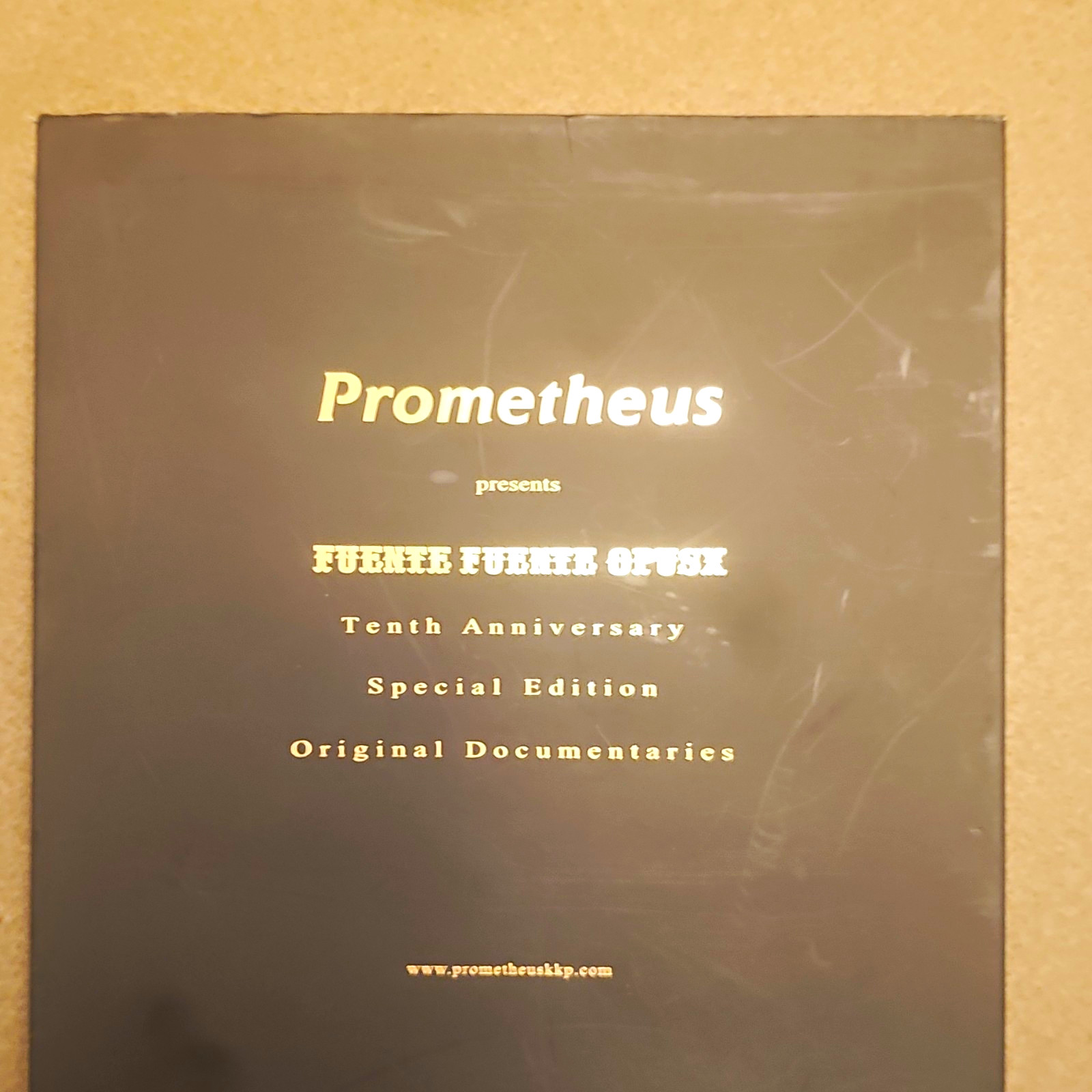Prometheus Fuente Fuente OpusX 10th Anniversary Set w/ DVD & Docs