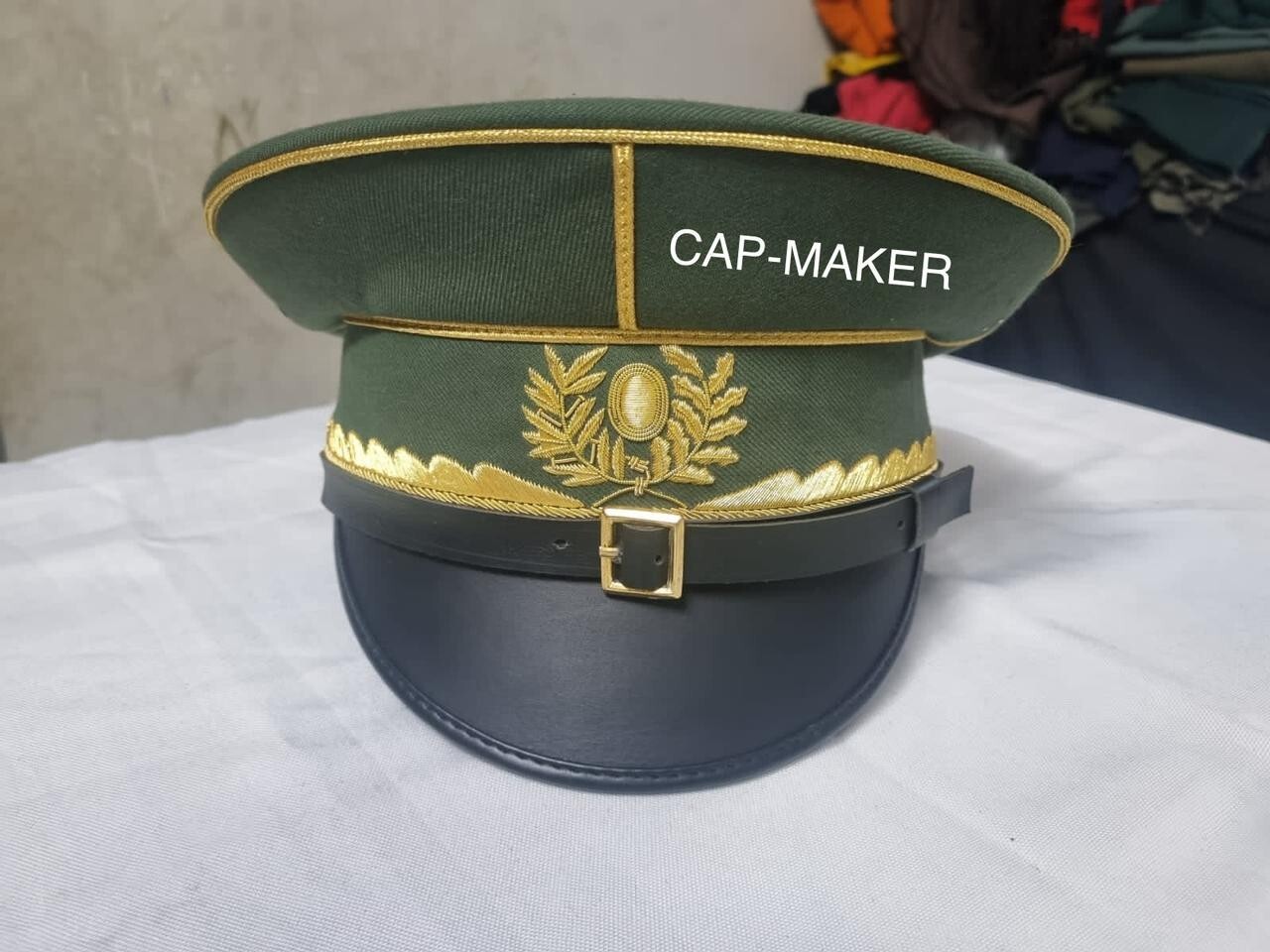 WWI Dutch Model 1912 Infantry Officer Visor Cap